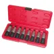 UNIVERSAL JOINT SOCKET SET (1/2” SQ. DR.) TORX T30-T80 8 PC.